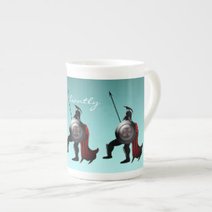 Ancient Spartan Warrior Bone China Mug
