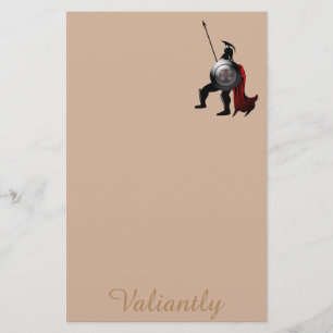 Ancient Spartan Warrior Stationery