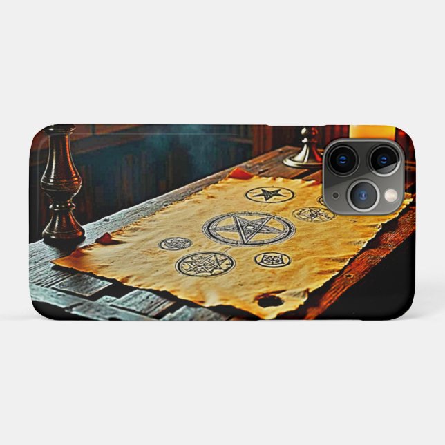Ancient Spells on a Mystic Scroll Case-Mate iPhone Case (Back (Horizontal))