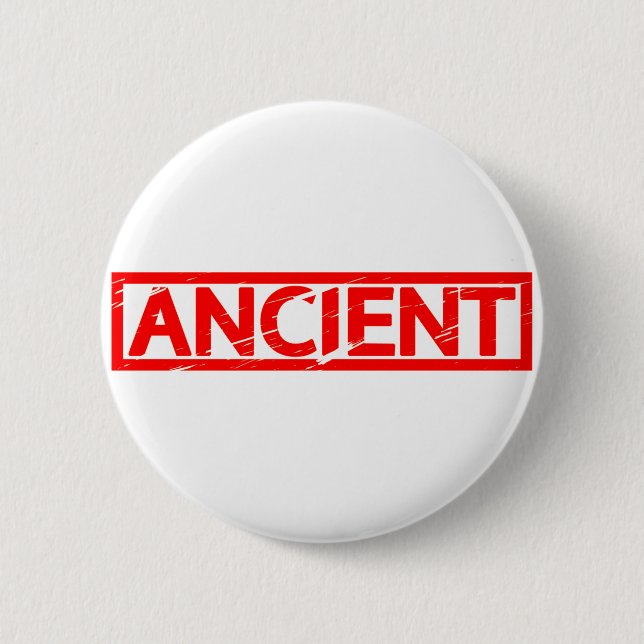 Ancient Stamp 6 Cm Round Badge (Front)