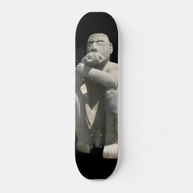 Ancient Statue Costa Rica Skateboard (Front)