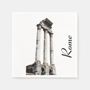 Ancient stone columns napkin