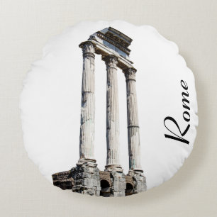 Ancient stone columns round cushion