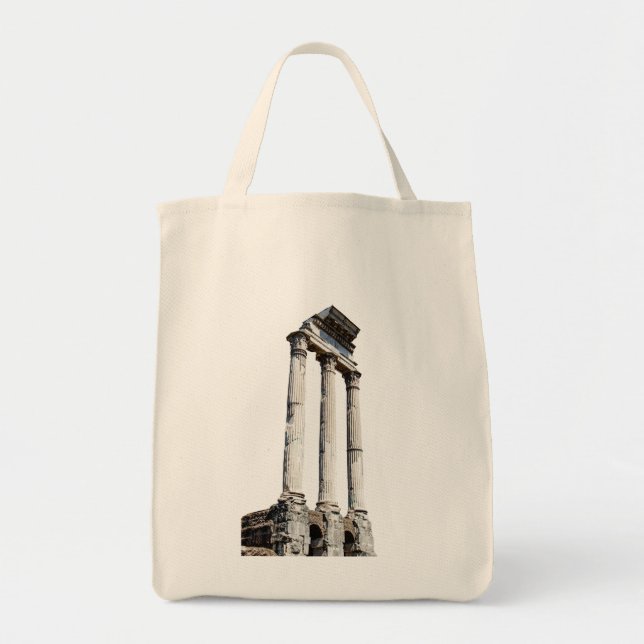 Ancient stone columns tote bag (Front)