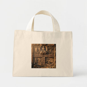 Ancient Stone Inscription Heritage Tote Bag