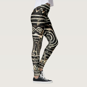 Ancient Sumerian Mesopotamian Pattern Leggings