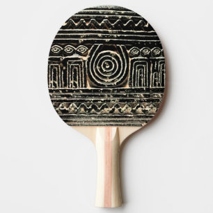 Ancient Sumerian Mesopotamian Pattern Ping Pong Paddle