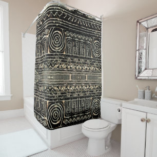 Ancient Sumerian Mesopotamian Pattern Shower Curtain