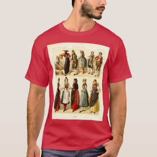 Ancient Swiss fashion and lifestyle 18th century H T-Shirt
