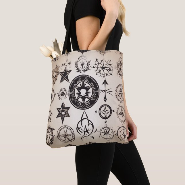 Ancient Symbology  Tote Bag (Close Up)