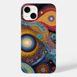 Ancient symbols in vibrant colours Case-Mate iPhone 14 case