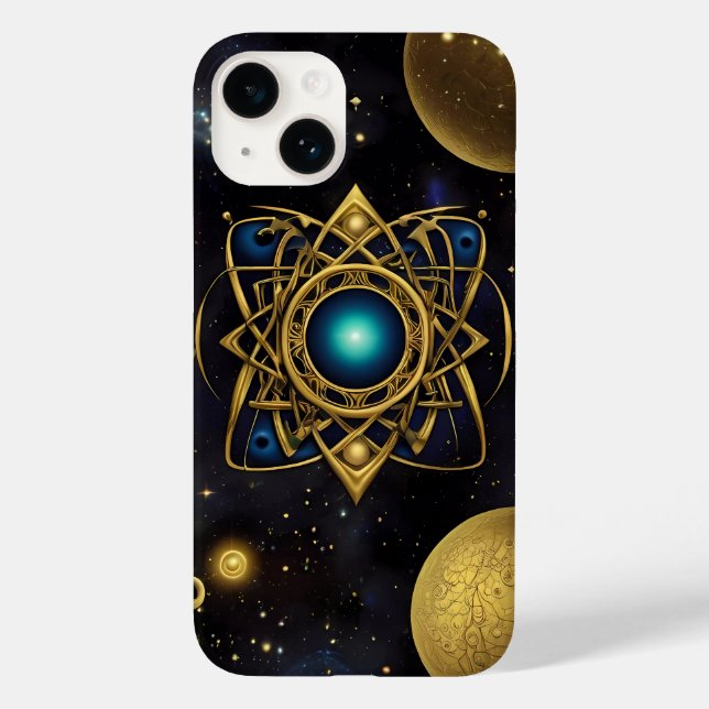 Ancient symbols in vibrant colours Case-Mate iPhone case (Back)