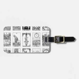 ancient tarot luggage tag