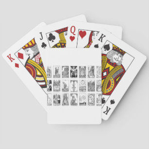 ancient tarot playing cards