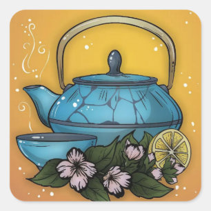 Ancient Teapot Stickers