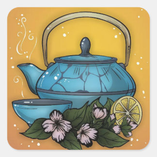 Ancient Teapot Stickers