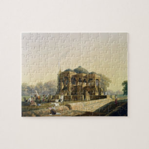 Ancient Temple at Hulwud, from Volume I of 'Scener Jigsaw Puzzle