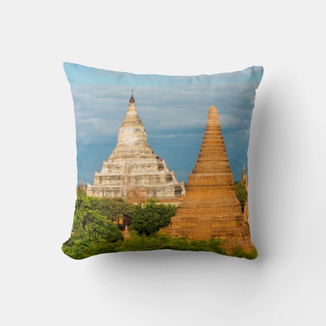 Ancient Temples and Pagodas | Bagan Cushion (Front)