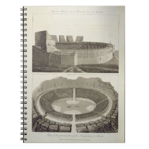 Ancient Theatre, now a Plaza de Toros, and a View Notebook