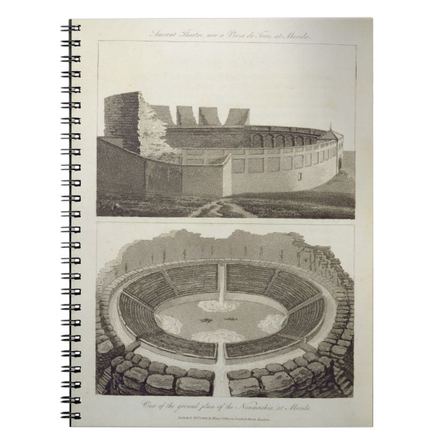 Ancient Theatre, now a Plaza de Toros, and a View Notebook (Front)
