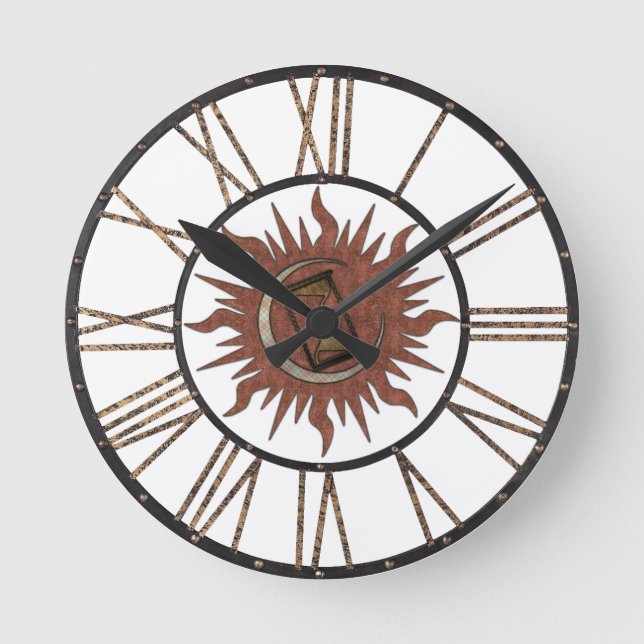 Ancient Time Keeping Wall Clock (Front)