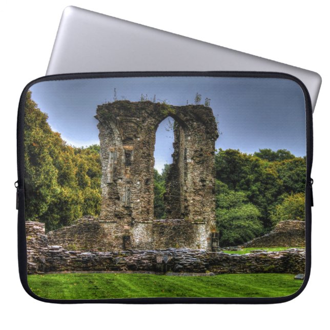 Ancient Tintern Abbey, Cistercian Monastery, Wales Laptop Sleeve (Front)