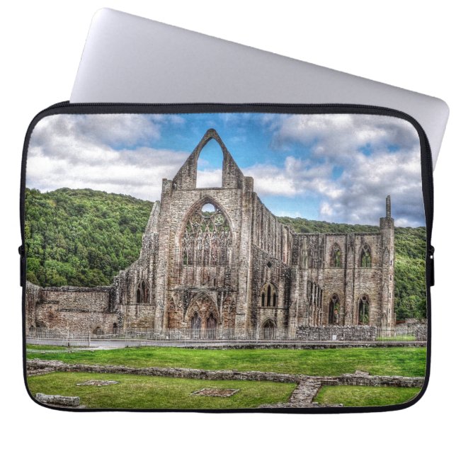 Ancient Tintern Abbey, Cistercian Monastery, Wales Laptop Sleeve (Front)