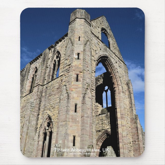 Ancient Tintern Abbey, Cistercian Monastery, Wales Mouse Mat (Front)