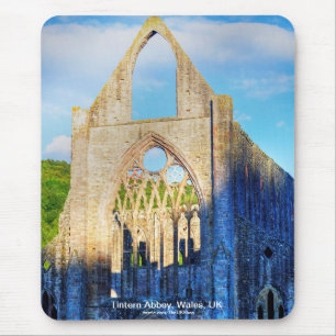Ancient Tintern Abbey, Cistercian Monastery, Wales Mouse Mat