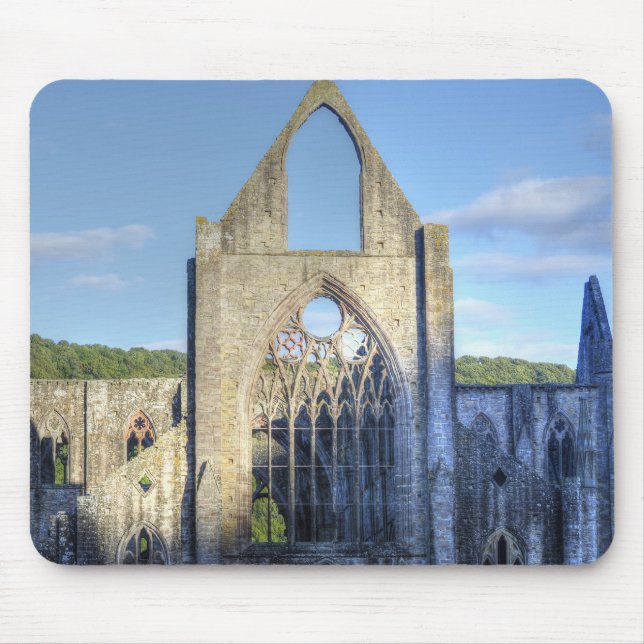 Ancient Tintern Abbey, Cistercian Monastery, Wales Mouse Mat (Front)