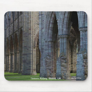 Ancient Tintern Abbey, Cistercian Monastery, Wales Mouse Mat