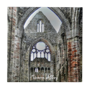 Ancient Tintern Abbey, Cistercian Monastery, Wales Tile