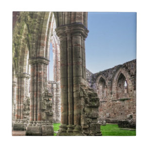 Ancient Tintern Abbey, Cistercian Monastery, Wales Tile
