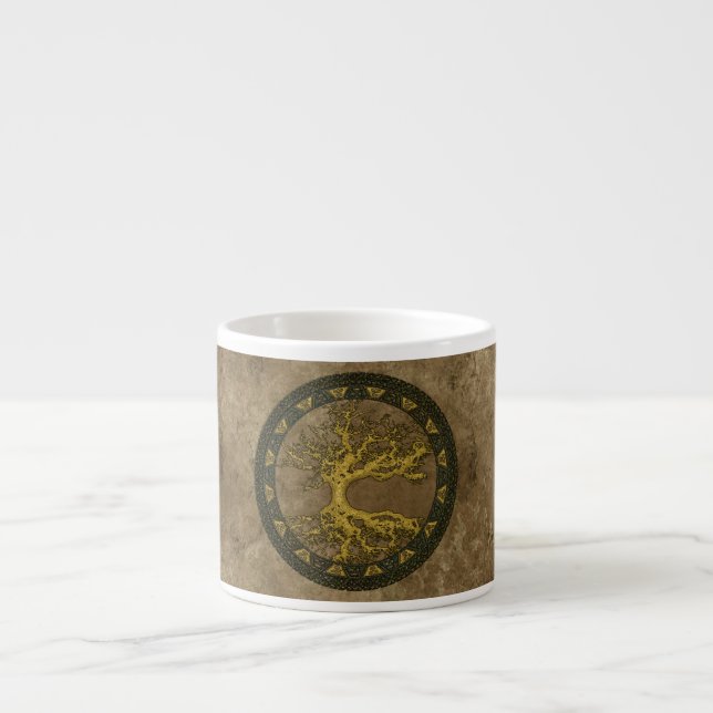 Ancient Tree of Life Espresso Cup (Front)