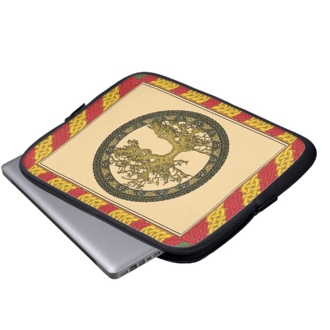 Ancient Tree of Life Laptop Sleeve (Front Bottom)