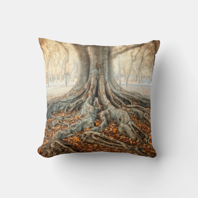 Ancient Tree Roots Cushion (Front)