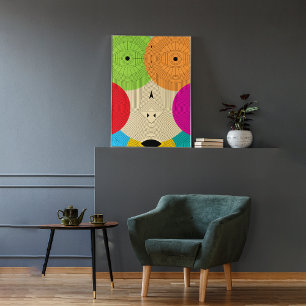 ancient triangle canvas print