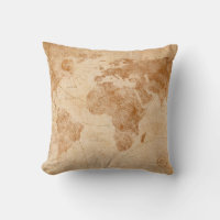 Ancient vintage world map illustrationmap, world,