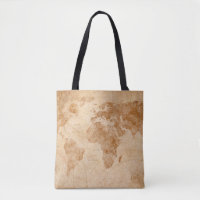 Ancient vintage world map illustrationmap, world, 