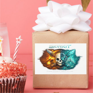 Ancient vs Future Cyber Skull Sticker | Tribal Fir