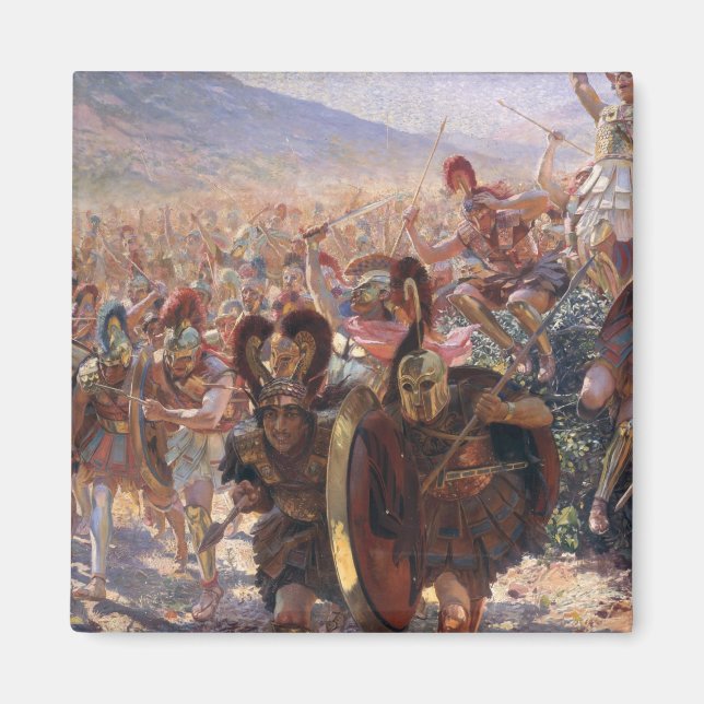 Ancient Warriors Magnet (Front)