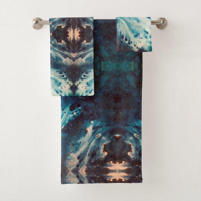 ANCIENT WAVES BATH TOWEL SET (Insitu)