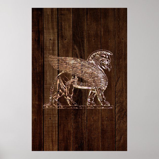 Ancient Winged Lion Poster (Front)