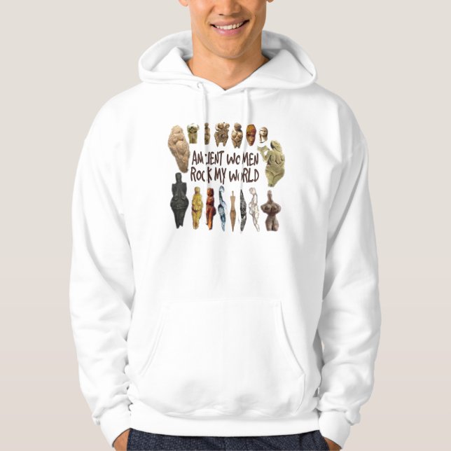 Ancient Women Rock My World Hoodie (Front)