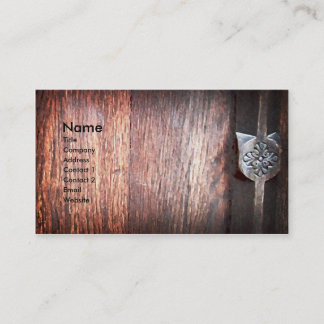 Ancient Wood, business card template