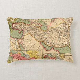 Ancient world empires of the Persians,Macedonians Decorative Cushion