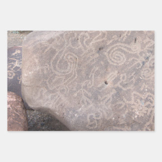 ancient writings wrapping paper sheet