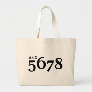 And 5678 large tote bag