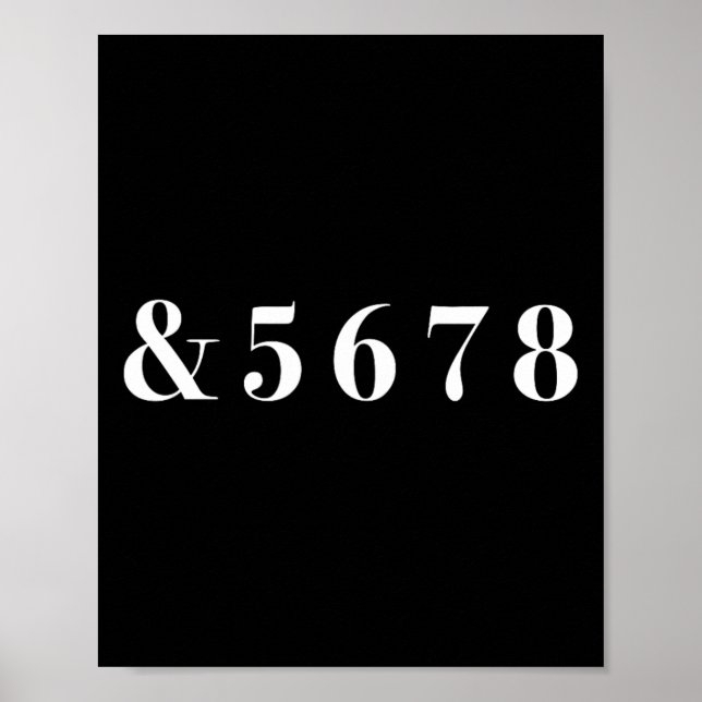 And 5678 Minimalist Dance Cheerleading  Poster (Front)