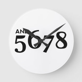 And 5678 round clock